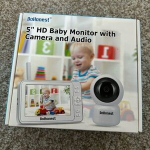 New Dohonest 5” HD baby monitor with camera and audio